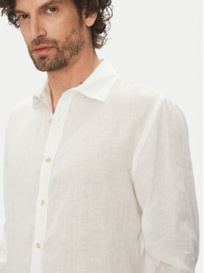 Liu Jo Koszula QA5097 T4359 11001 Biały Regular Fit