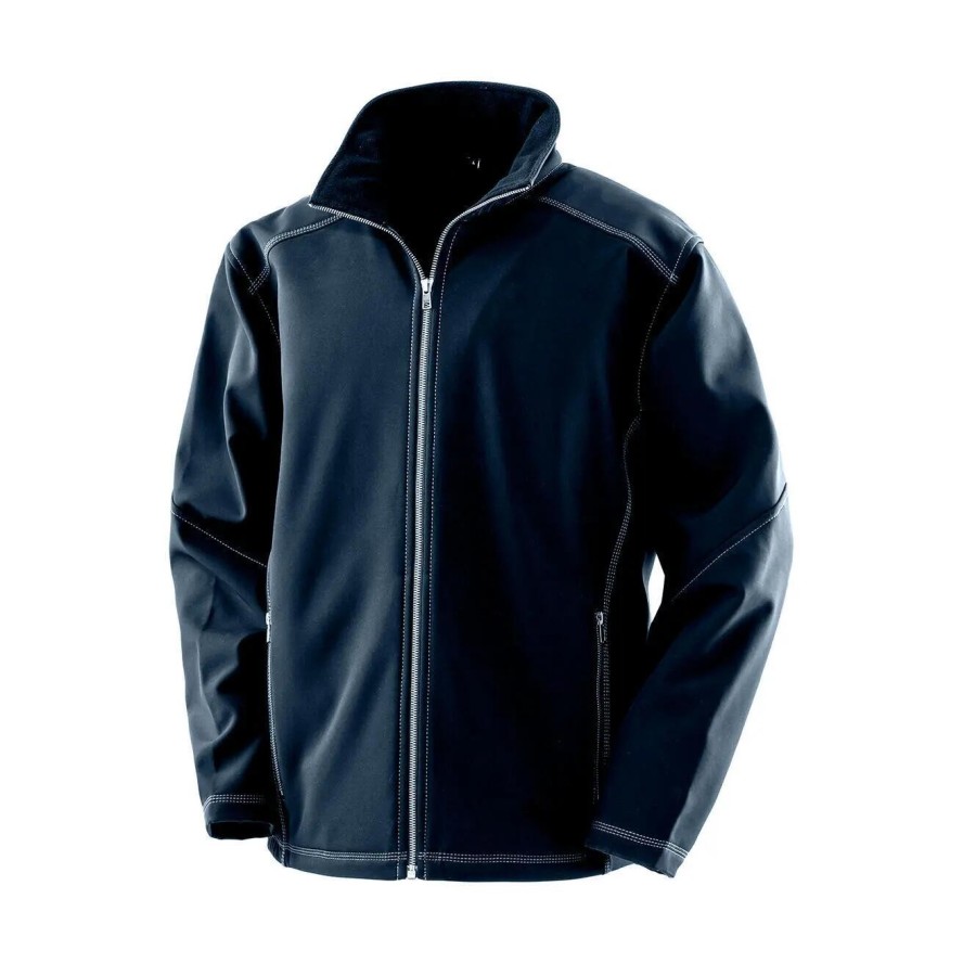 Kurtka softshell z potrójnym szwem Result