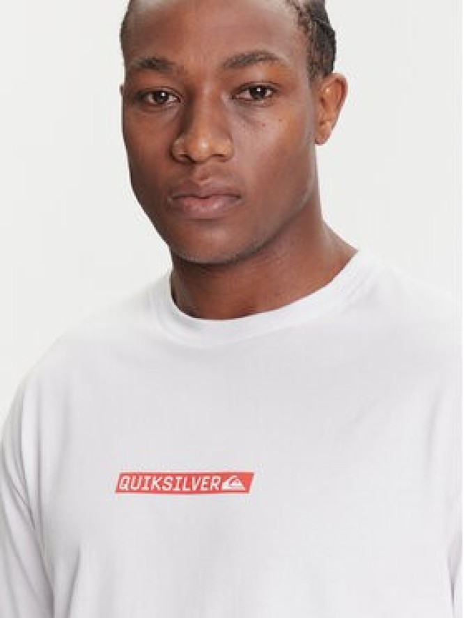 Quiksilver T-Shirt Dna Clicker Tee EQYZT08207 Biały Comfort Fit