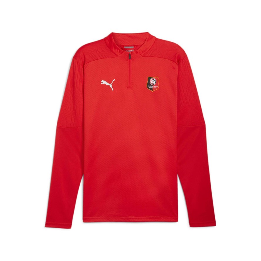 Bluza treningowa z zamkiem błyskawicznym 1/4 Stade Rennais 2024/25