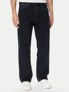 Calvin Klein Jeans Jeansy LV040EM716 Czarny Straight Fit