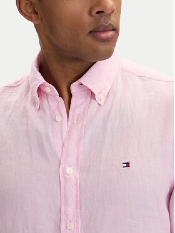 Tommy Hilfiger Koszula MW0MW41530 Różowy jasny Regular Fit