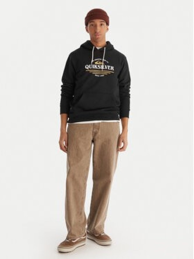 Quiksilver Bluza Screen Fleece Classic EQYFT05137 Czarny Regular Fit