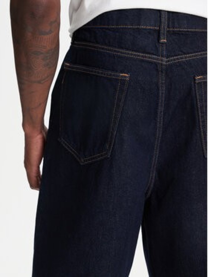 Gap Szorty jeansowe 774578-00 Granatowy Baggy Fit