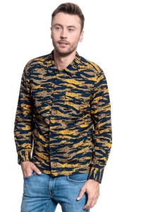KOSZULA MĘSKA LEE SEASONAL FIT WASHED BLUE L67NJILR 112116904