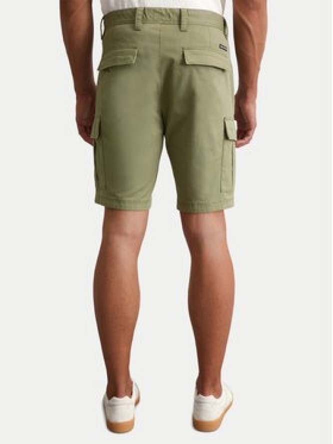 Marc O'Polo Szorty materiałowe 536 0111 15056 Zielony Regular Fit