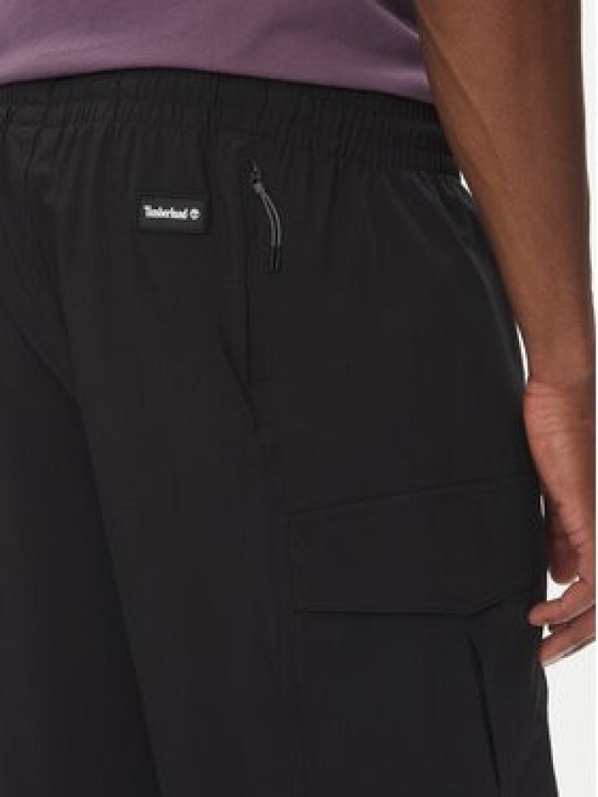 Timberland Szorty sportowe TB0A677F Czarny Regular Fit
