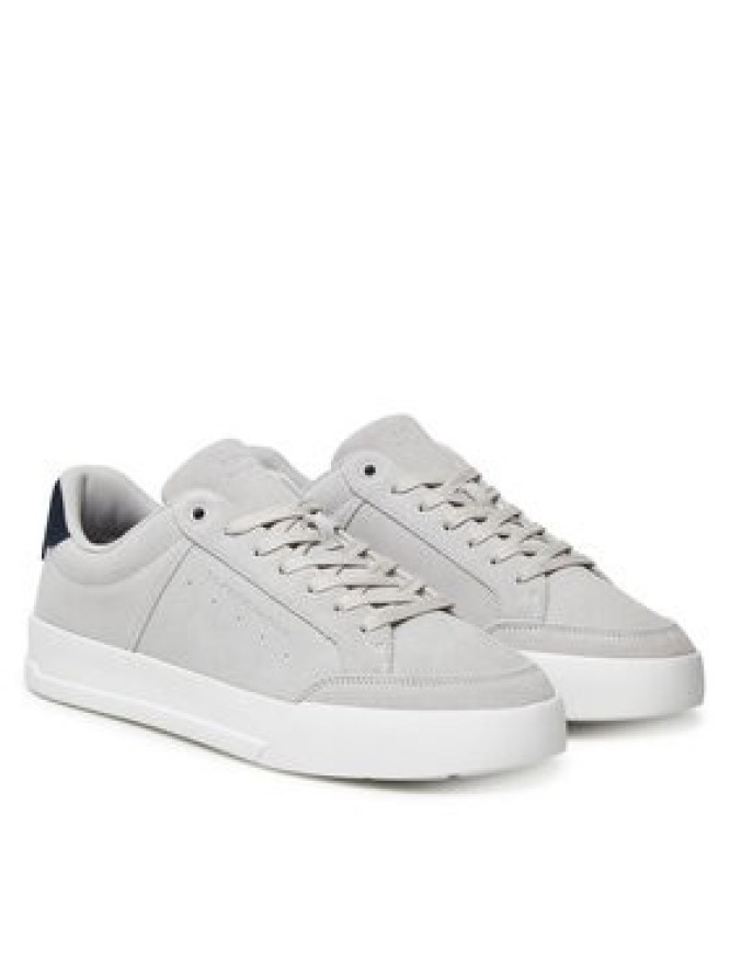 Tommy Hilfiger Sneakersy Th Court Summer Suede FM0FM05517 Szary