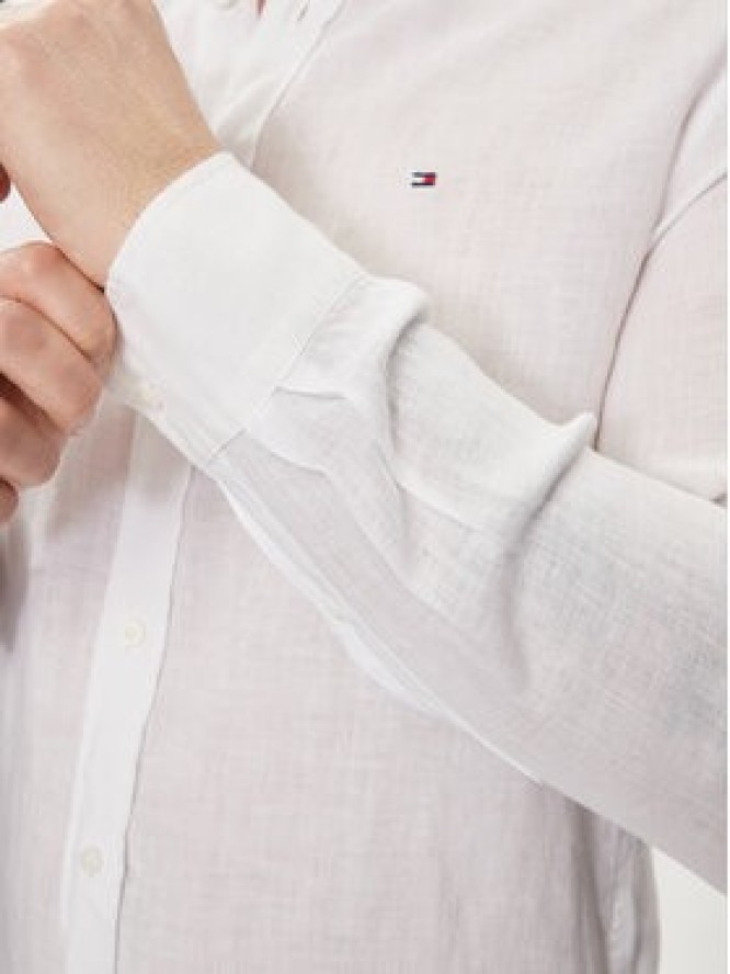 Tommy Hilfiger Koszula MW0MW34602 Biały Regular Fit