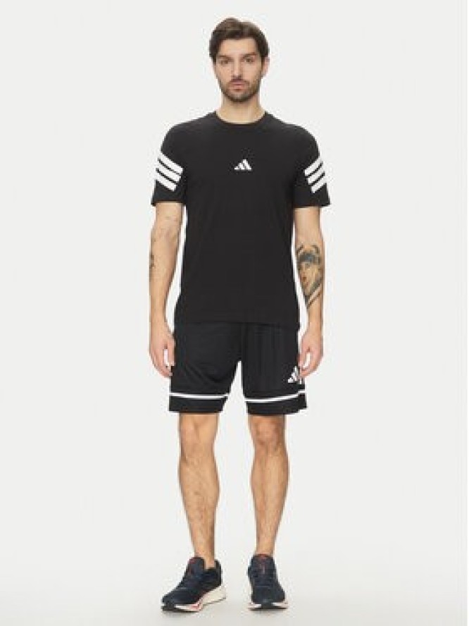 adidas T-Shirt Future Icons 3-Stripes JD4877 Czarny Regular Fit