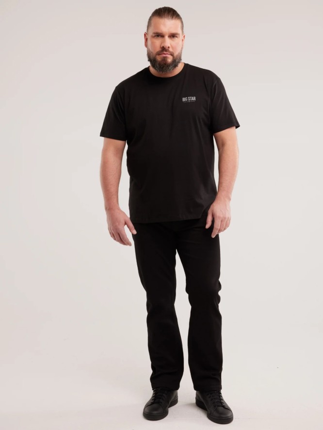 Jeansy męskie z prostą nogawką czarne Colt 901