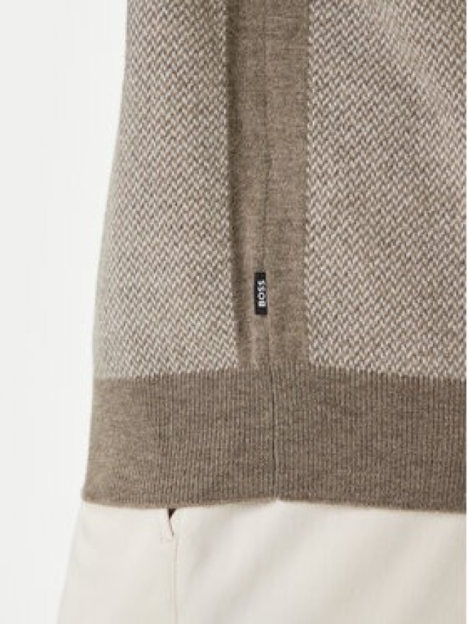 BOSS Sweter H-Hestro 50549986 Brązowy Regular Fit
