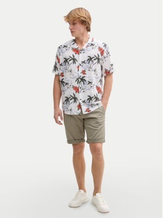 Tom Tailor Denim Koszula 1045191 Biały Relaxed Fit