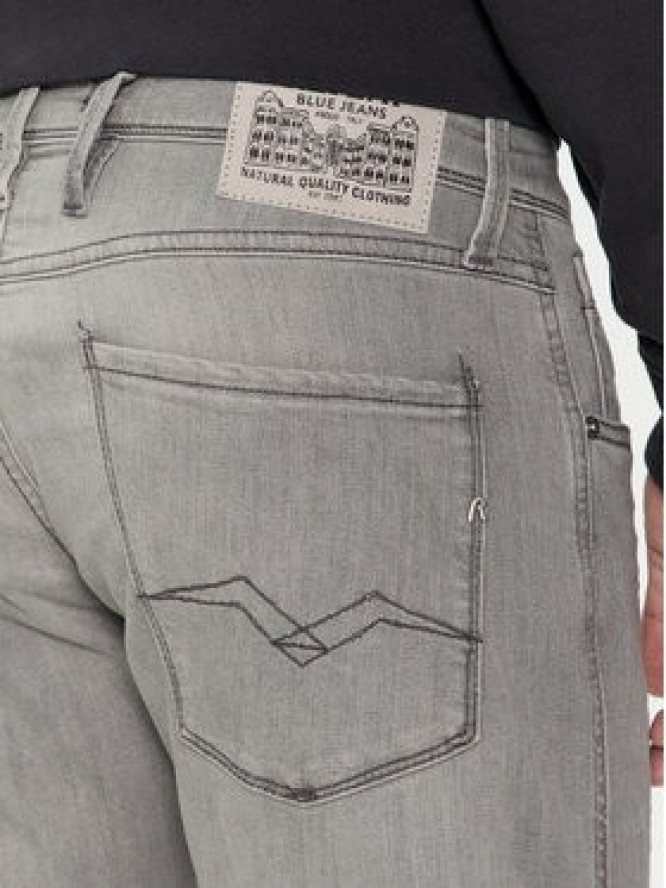 Replay Jeansy M914Y.000.51A 626 Szary Slim Fit