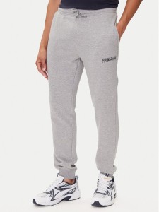 Napapijri Spodnie dresowe M-Gori Wint NP0A88UH Szary Relaxed Fit