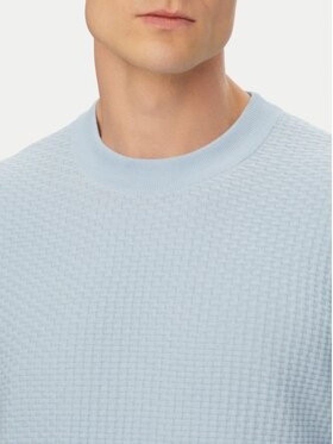 BOSS T-Shirt H-Nilton 50560468 Niebieski jasny Regular Fit