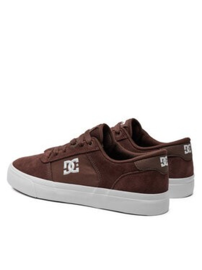 DC Shoes Sneakersy Teknic ADYS300763 Brązowy