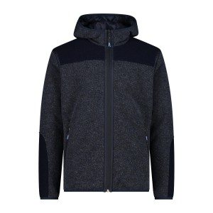 Bluza z kapturem wooltech z zipem CMP