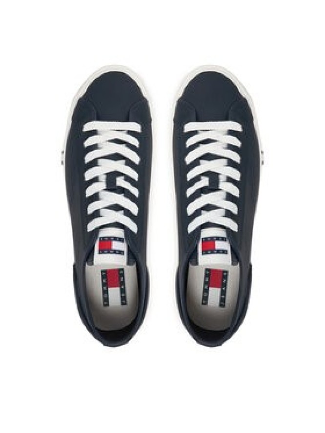 Tommy Jeans Sneakersy Archive Vulc. Y2K Long Lace EM0EM01676 Granatowy