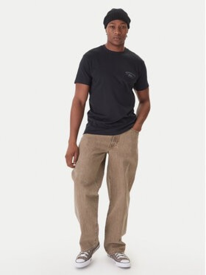 Quiksilver T-Shirt Anchor EQYZT08178 Czarny Regular Fit