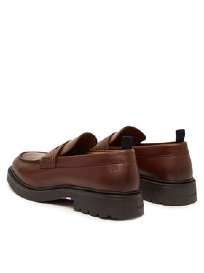 Tommy Hilfiger Loafersy Corporate Casual FM0FM05968 Brązowy