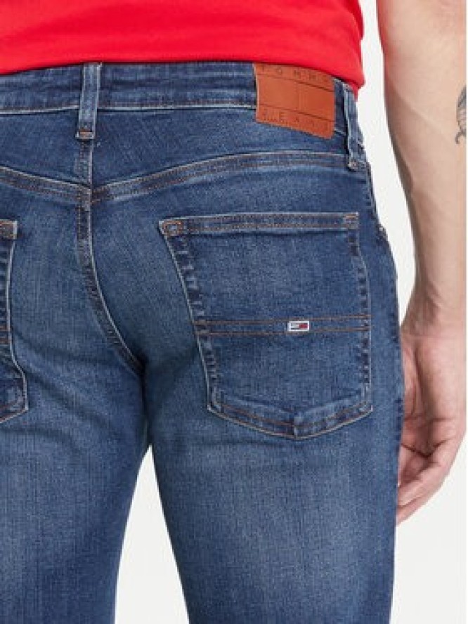 Tommy Jeans Jeansy Scanton DM0DM21890 Granatowy Slim Fit