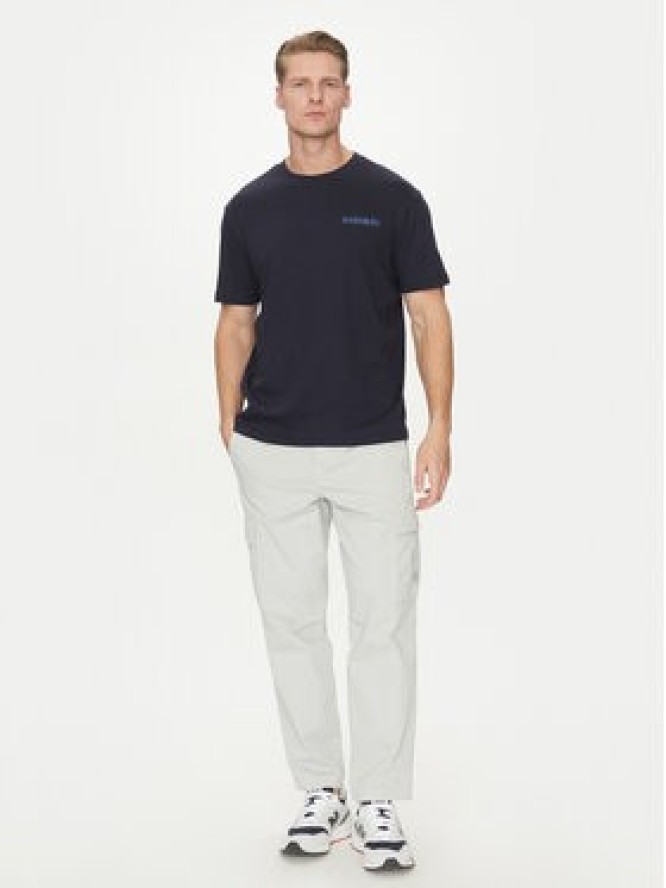 Napapijri T-Shirt S-Vanni NP0A4IED Granatowy Regular Fit