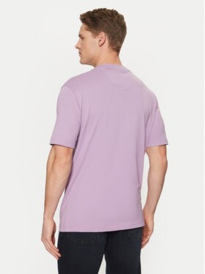BOSS T-Shirt 50531271 Fioletowy Regular Fit