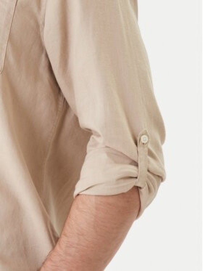 Guess Koszula F6GH06 WG3L0 Beżowy Regular Fit