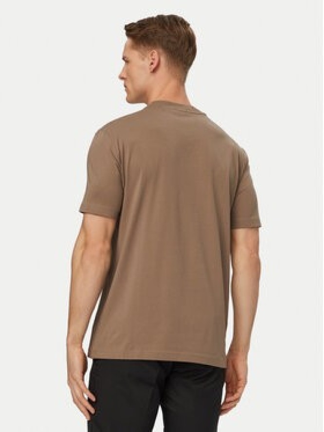 BOSS T-Shirt 50506373 Khaki Regular Fit