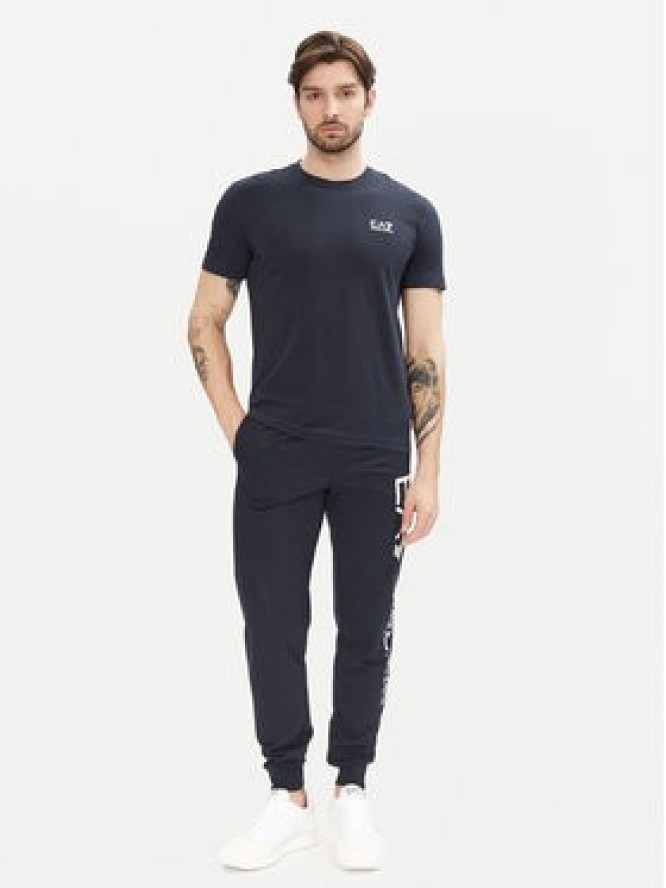 EA7 Emporio Armani T-Shirt 8NPT26 PJVQZ 1562 Granatowy Regular Fit