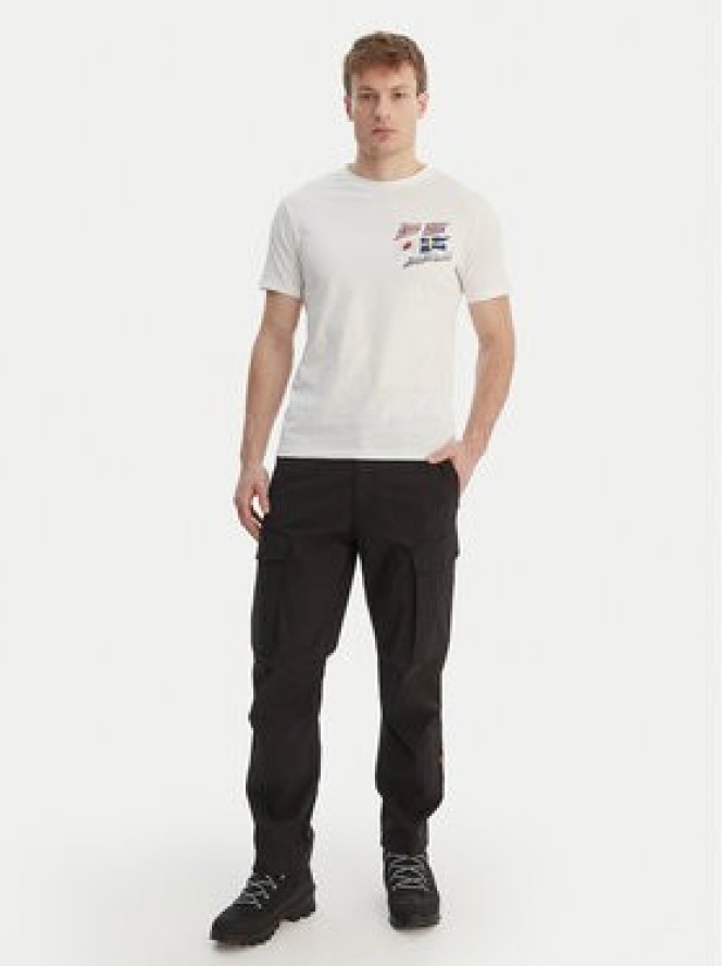 Napapijri T-Shirt S-Mahsa NP0A4FZB Biały Regular Fit