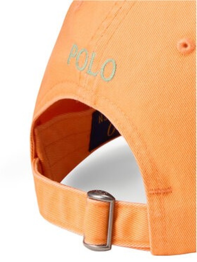 Polo Ralph Lauren Czapka z daszkiem 710667709173 Pomarańczowy