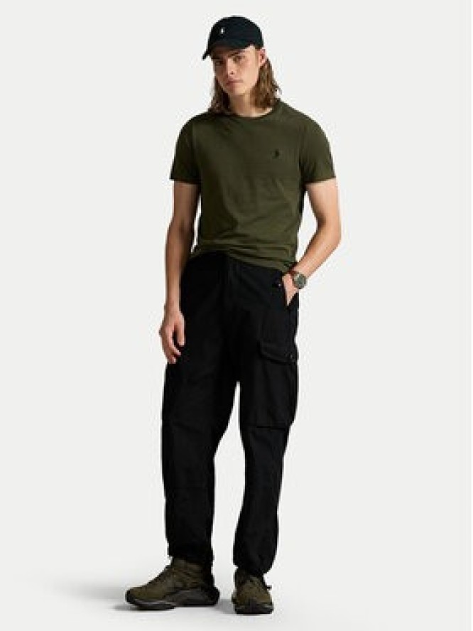 Polo Ralph Lauren T-Shirt 710671438180 Zielony Custom Slim Fit