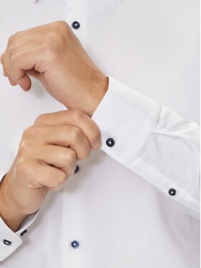 Boss Koszula 50519867 Biały Slim Fit