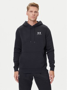 Under Armour Bluza UA Essential Fleece Hoodie 1373880 Czarny Regular Fit