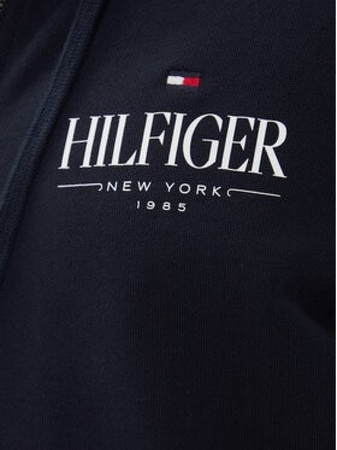Tommy Hilfiger Bluza Stacked MW0MW39375 Granatowy Regular Fit