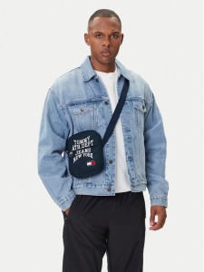 Tommy Jeans Saszetka Tjm Multi Graphic Reporter AM0AM13816 Granatowy