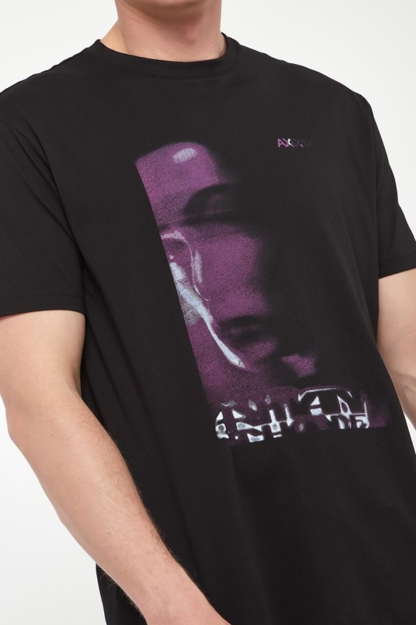 T-shirt męski bawełniany ARMANI EXCHANGE