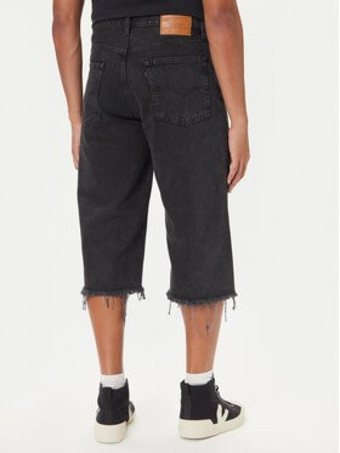 Levi's® Jeansy Capri 478™ 004A8-0003 Czarny Baggy Fit