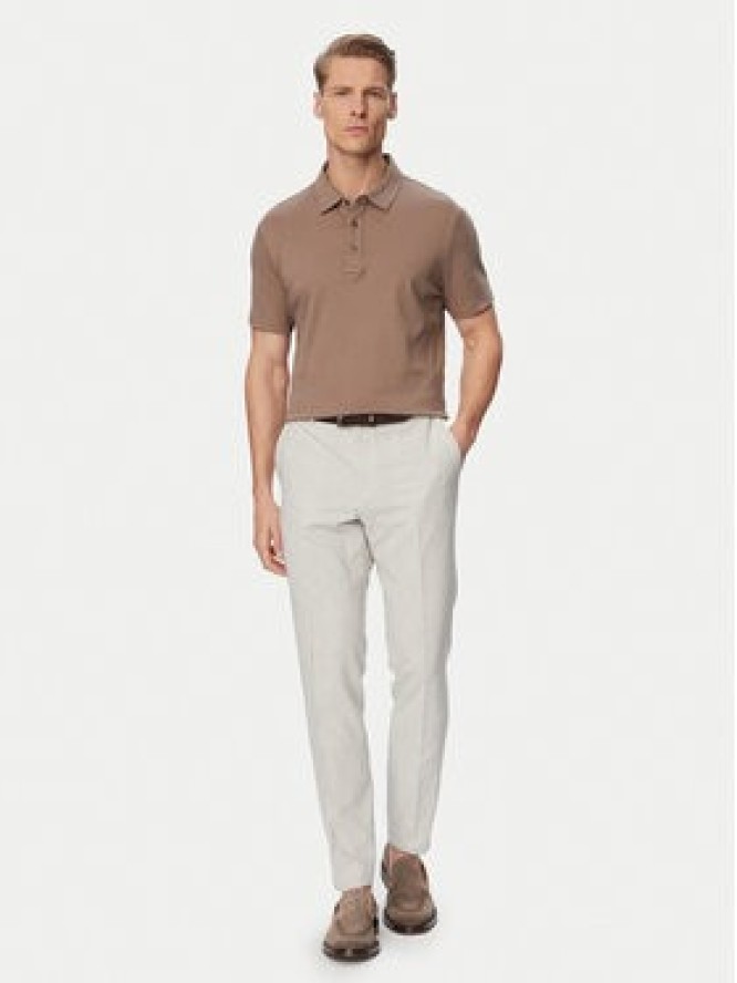 BOSS Spodnie materiałowe H-Genius-253 50561874 Szary Slim Fit