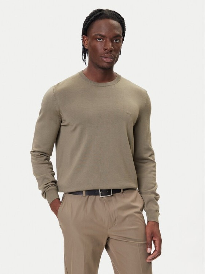 BOSS Sweter Botto-L 50476364 Brązowy Regular Fit