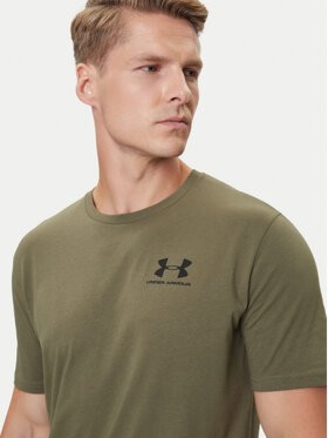 Under Armour T-Shirt UA SPORTSTYLE LC SS 1326799 Khaki Regular Fit