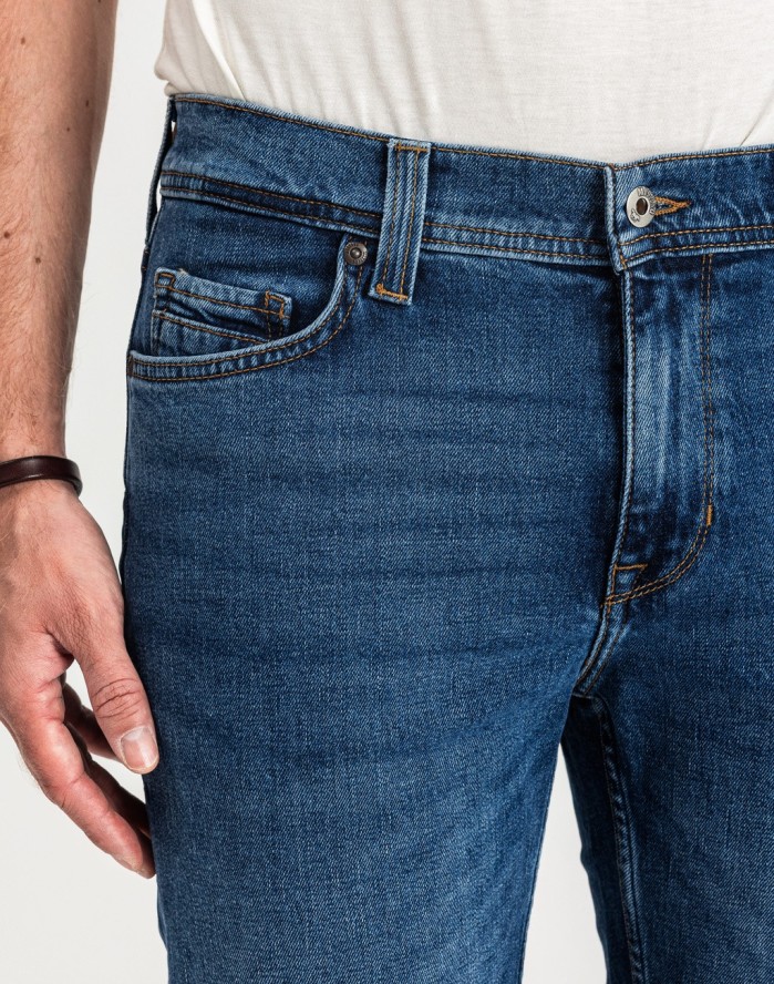 MUSTANG VEGAS SLIM MĘSKIE SPODNIE JEANSOWE JEANSY DŻINSY DENIM BLUE 1015043 5000 702