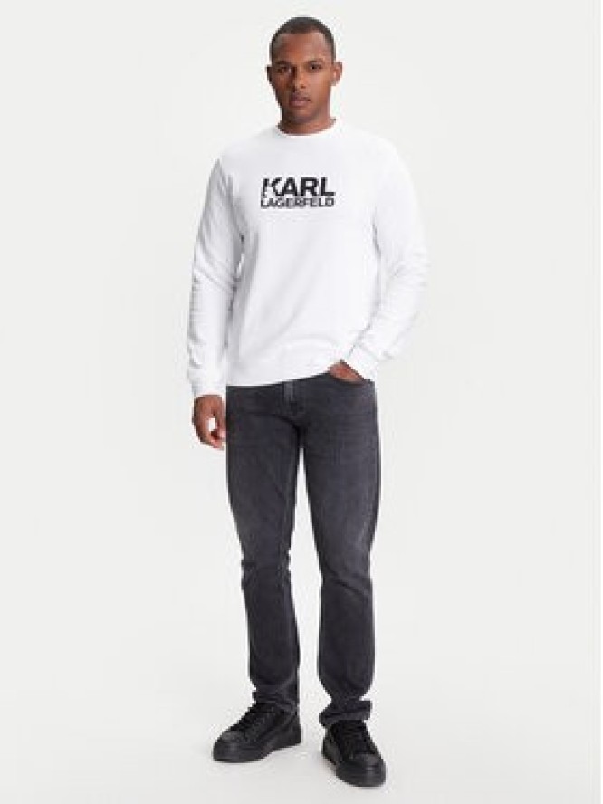 KARL LAGERFELD Bluza 705091 553917 Biały Regular Fit