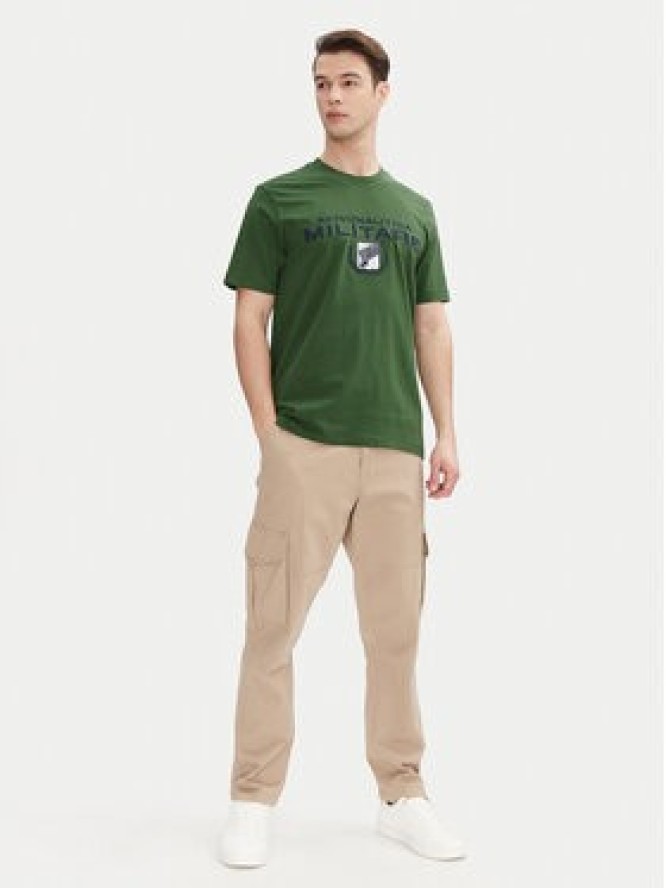 Aeronautica Militare T-Shirt 251TS2379J674 Zielony Regular Fit