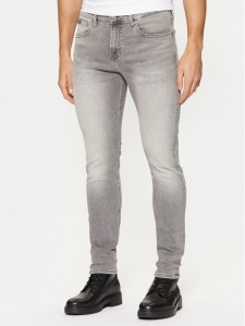 Calvin Klein Jeans Jeansy J30J326562 Szary Slim Fit