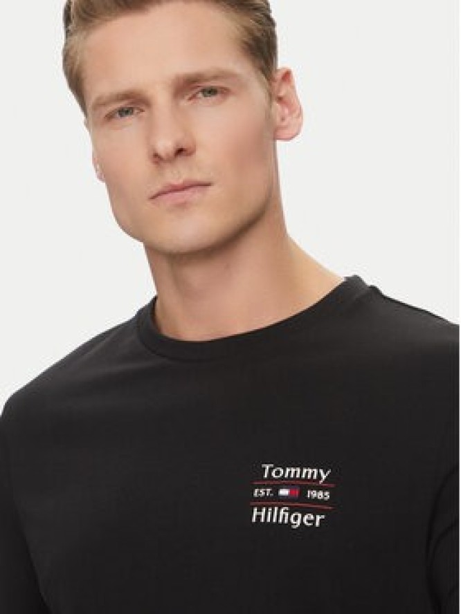 Tommy Hilfiger T-Shirt Stack MW0MW38622 Czarny Regular Fit