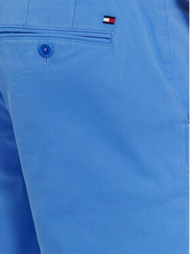 Tommy Hilfiger Chinosy Denton MW0MW25964 Niebieski Straight Fit