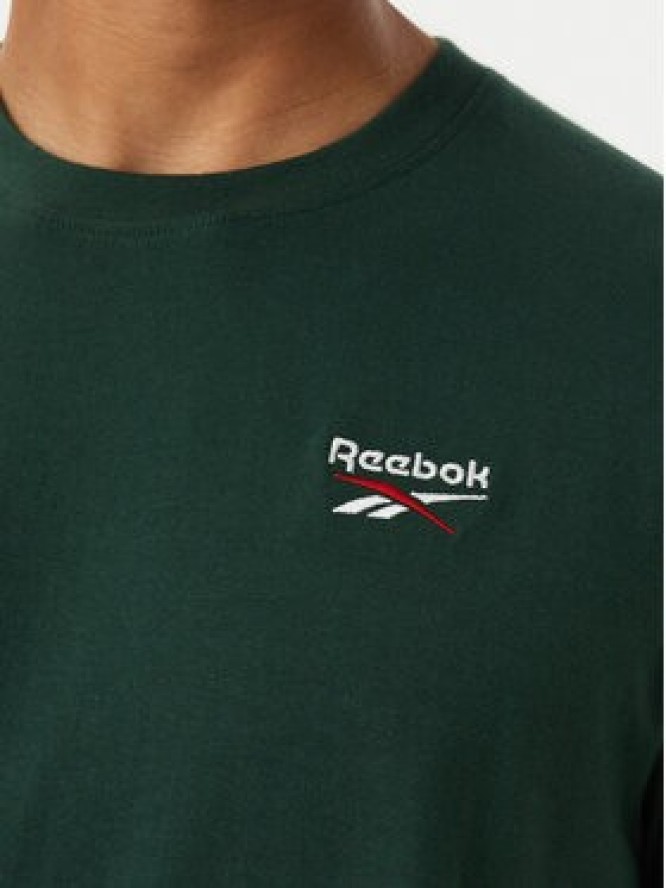 Reebok T-Shirt Aurek RK25743CCM Zielony ciemny Regular Fit
